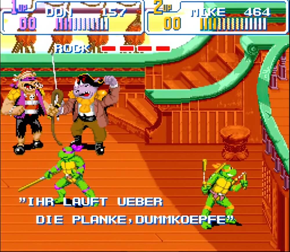 Teenage Mutant Ninja Turtles IV - Turtles in Time - геймплей игры Super Nintendo\Famicom